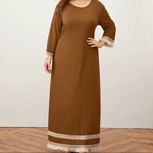 Long sleeved maxi dress!